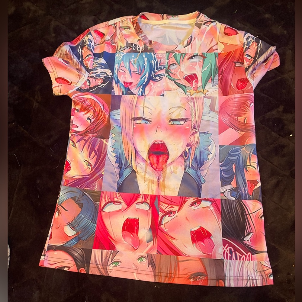 Lewd anime hentai shirt